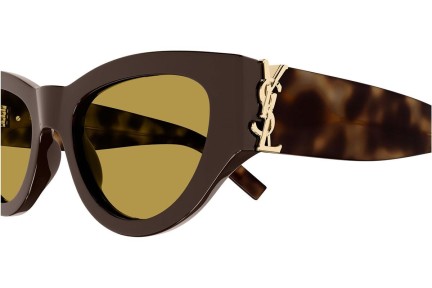 Zonnebril Saint Laurent SLM94 010 Cat Eye Bruin