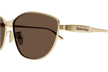 Zonnebril Balenciaga BB0358SK 003 Cat Eye Goud