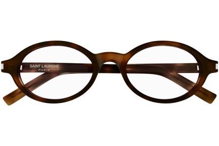 Brillen Saint Laurent SL751JEANNEOPT 003 Ovaal Havana