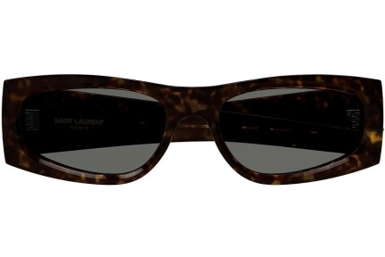 Zonnebril Saint Laurent SLM140 003 Ovaal Havana