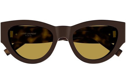 Zonnebril Saint Laurent SLM94 010 Cat Eye Bruin