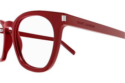 Brillen Saint Laurent SL28OPT 011 Ronde Rood