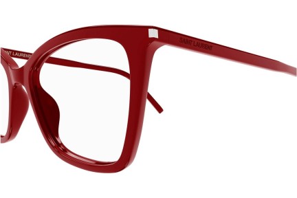 Brillen Saint Laurent SL386 015 Cat Eye Rood