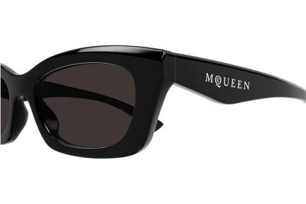 Zonnebril Alexander McQueen AM0474S 001 Rechthoekige Zwart