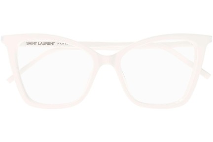 Brillen Saint Laurent SL386 014 Cat Eye Wit