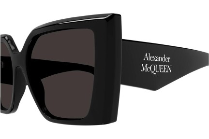 Zonnebril Alexander McQueen AM0467S 001 Vierkant Zwart