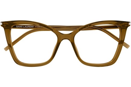 Brillen Saint Laurent SL386 009 Cat Eye Bruin