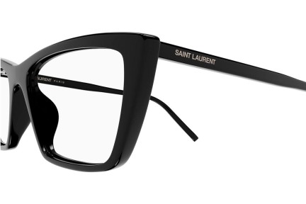 Brillen Saint Laurent SL737MICATHINOPT 001 Cat Eye Zwart