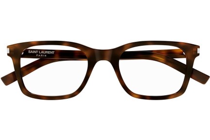 Brillen Saint Laurent SL718SLIM 007 Vierkant Havana