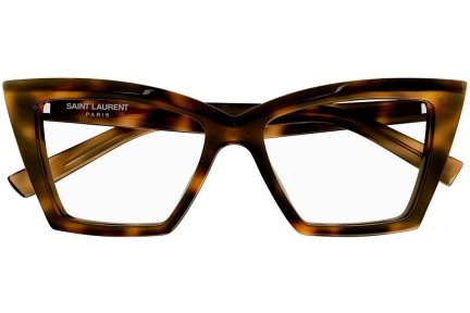 Brillen Saint Laurent SL657OPT 002 Cat Eye Havana