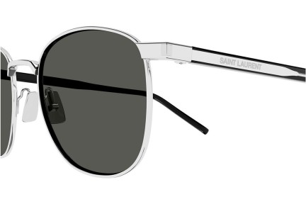 Zonnebril Saint Laurent SL747 007 Vierkant Zilver