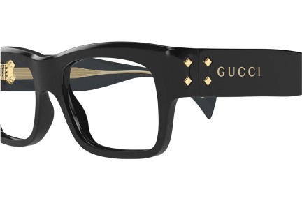 Brillen Gucci GG1707O 006 Vierkant Zwart