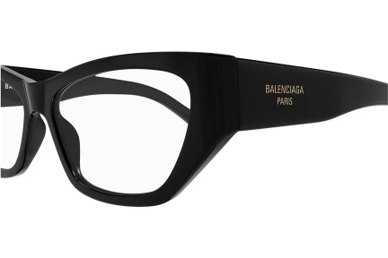 Brillen Balenciaga BB0372O 001 Vierkant Zwart