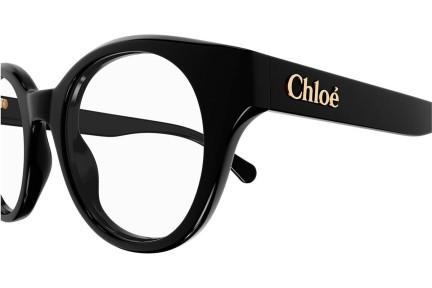 Brillen Chloe CH0271O 006 Vierkant Zwart