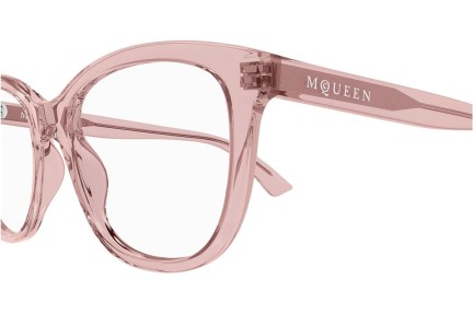 Brillen Alexander McQueen AM0487O 004 Vierkant Rood