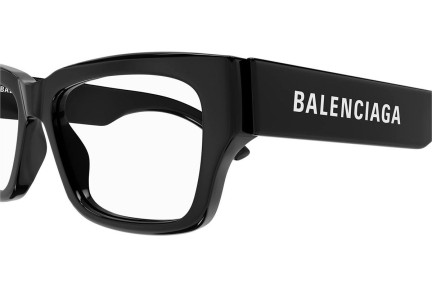 Brillen Balenciaga BB0376O 001 Vierkant Zwart