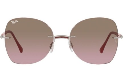 Zonnebril Ray-Ban Titanium Collection RB8066 003/14 Vierkant Zilver