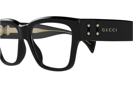 Brillen Gucci GG1705O 001 Vierkant Zwart