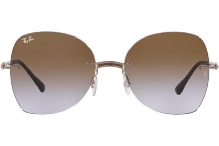 Zonnebril Ray-Ban Titanium Collection RB8066 155/68 Vierkant Bruin