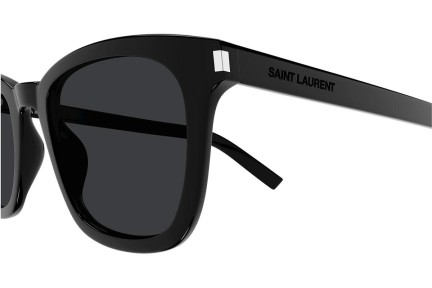 Zonnebril Saint Laurent SL716SLIM 001 Vierkant Zwart