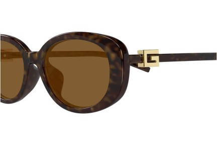 Zonnebril Gucci GG1684SA 004 Ovaal Havana