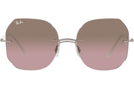 Zonnebril Ray-Ban Titanium Collection RB8067 159/14 Vierkant Zilver