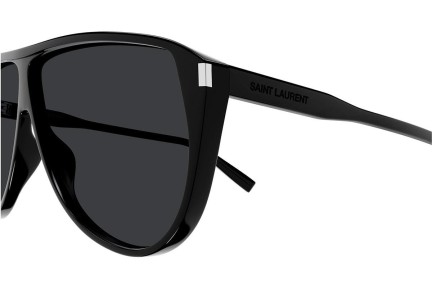 Zonnebril Saint Laurent SL731GASPAR 002 Vierkant Zwart