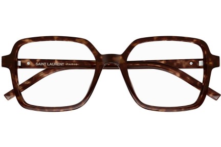 Brillen Saint Laurent SLM139 002 Vierkant Havana