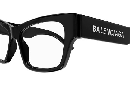 Brillen Balenciaga BB0378O 001 Vierkant Zwart