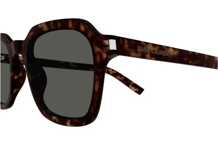 Zonnebril Saint Laurent SL715SLIM 002 Vierkant Havana