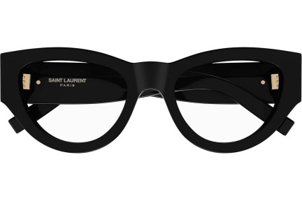 Brillen Saint Laurent SLM94OPT 001 Cat Eye Zwart