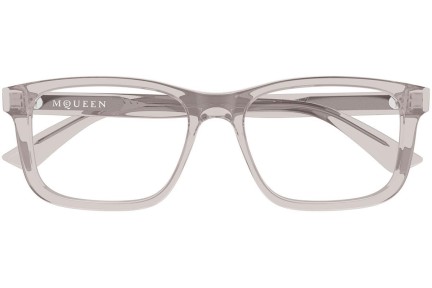 Brillen Alexander McQueen AM0486O 008 Vierkant Grijs