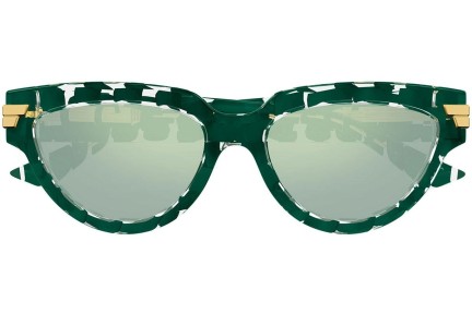 Zonnebril Bottega Veneta BV1035S 008 Cat Eye Groen