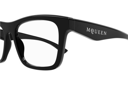 Brillen Alexander McQueen AM0475O 006 Vierkant Zwart