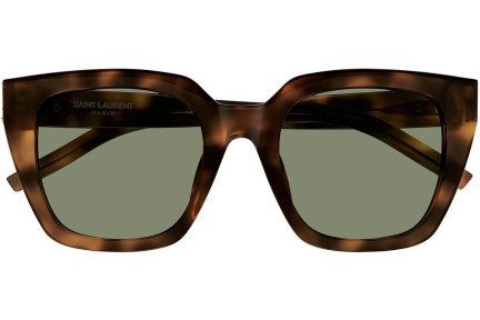 Zonnebril Saint Laurent SLM143 003 Vierkant Havana