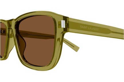 Zonnebril Saint Laurent SL710 005 Vierkant Groen