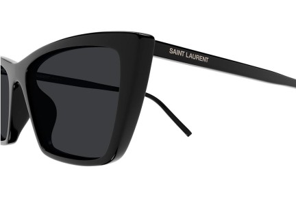 Zonnebril Saint Laurent SL737MICATHIN 001 Cat Eye Zwart