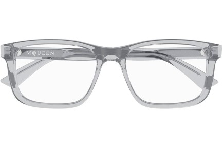 Brillen Alexander McQueen AM0486O 009 Vierkant Grijs