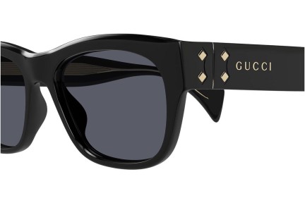 Zonnebril Gucci GG1706S 001 Vierkant Zwart