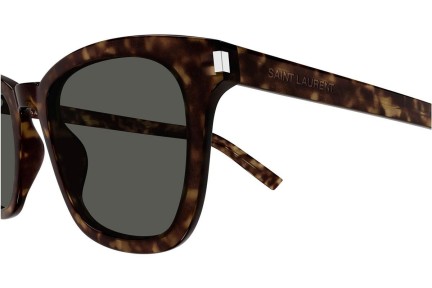 Zonnebril Saint Laurent SL716SLIM 002 Vierkant Havana