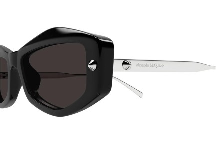 Zonnebril Alexander McQueen AM0482S 001 Rechthoekige Zwart