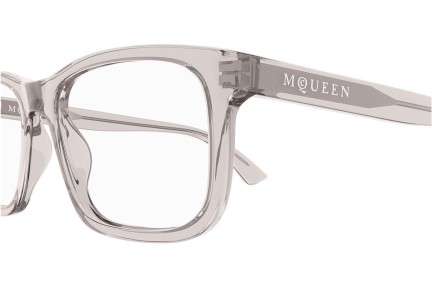 Brillen Alexander McQueen AM0486O 008 Vierkant Grijs