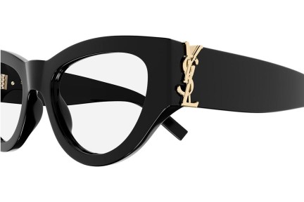 Brillen Saint Laurent SLM94OPT 001 Cat Eye Zwart