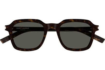 Zonnebril Saint Laurent SL715SLIM 002 Vierkant Havana