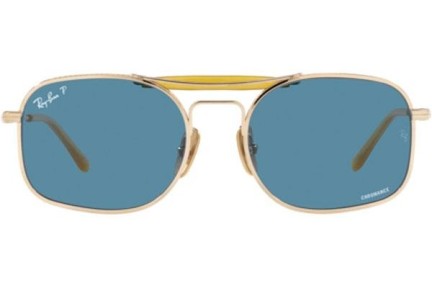 Zonnebril Ray-Ban Chromance Collection RB8062 9205S2 Polarized Vierkant Goud