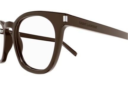 Brillen Saint Laurent SL28OPT 009 Ronde Bruin