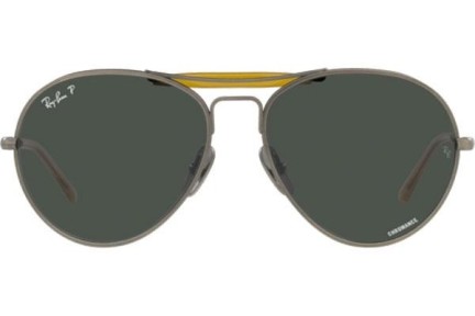 Zonnebril Ray-Ban Chromance Collection RB8063 9208K8 Polarized Pilot Zilver