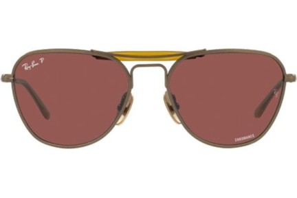 Zonnebril Ray-Ban Chromance Collection RB8064 9207AL Polarized Special Bruin