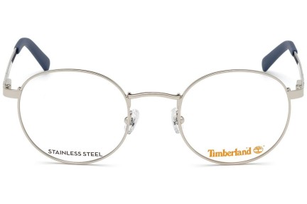 Brillen Timberland TB1652 010 Ronde Zilver