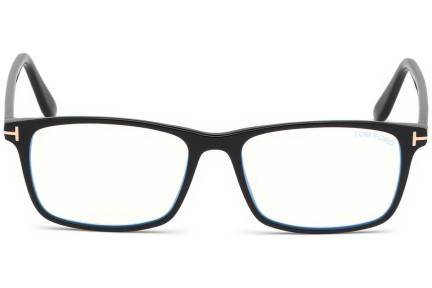 Brillen Tom Ford FT5584-B 001 Rechthoekige Zwart